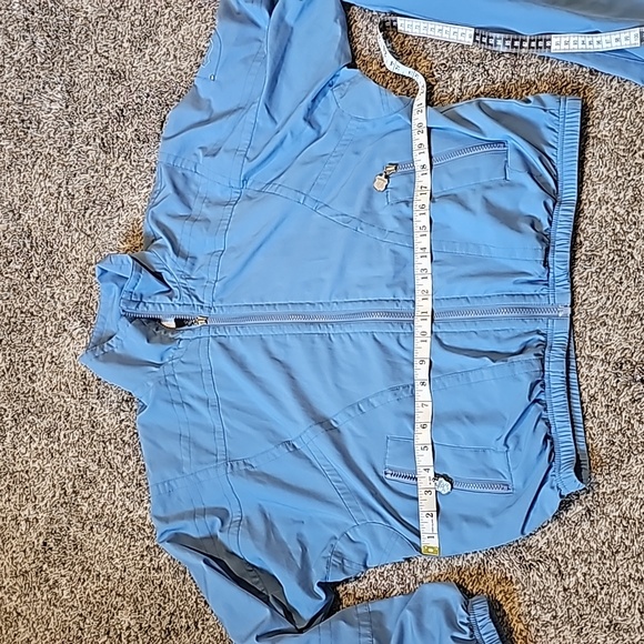 STUNNING VINTAGE KAELIN BLUE TRACKSUIT - Picture 6 of 14
